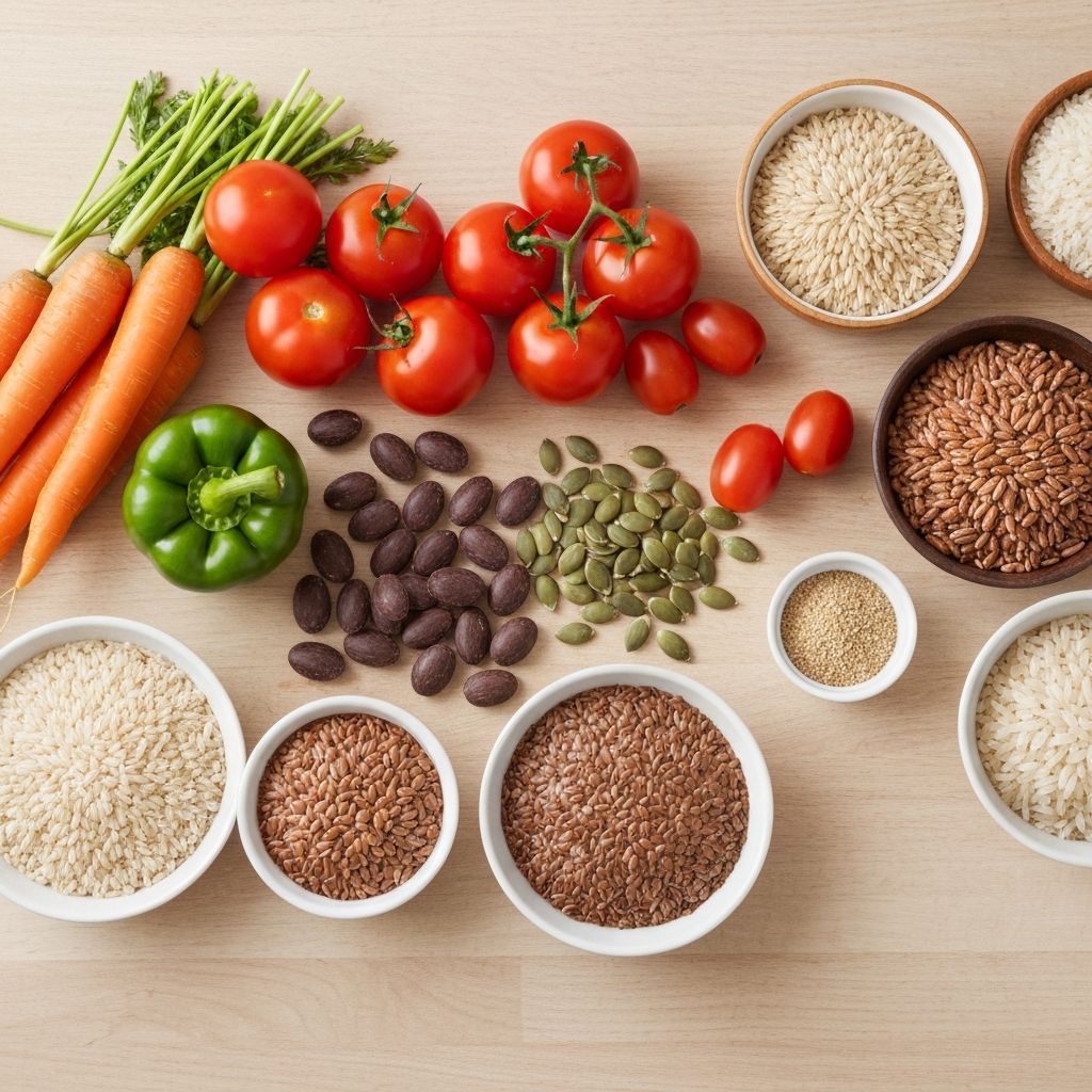 Natürliche Zutaten in der Küche